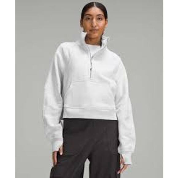 Lululemon Scuba Oversized Funnel Neck Half-Zip gray pullover sweater XS/S - Picture 1 of 5